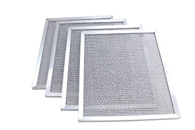 Kitchen Basics 101 Aluminum Hood Vent Filter 4 Pack 97006931 Replacement 