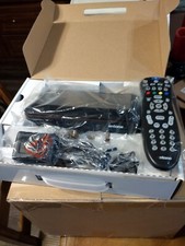 New Entone Kamai 450 STB Set Top Box Power Supply Remote A/V Cables