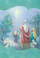 Following the Star Box of 18 Religious Christmas Cards