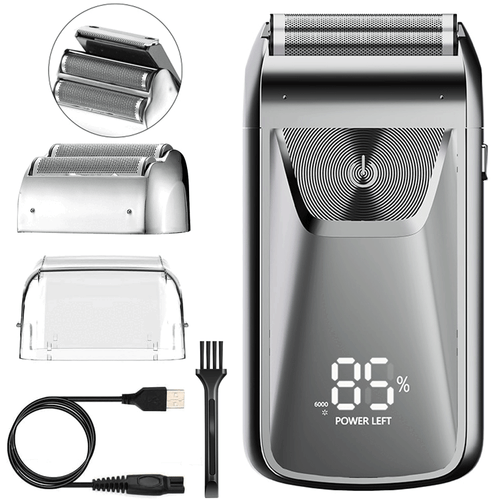 Powerful Electric Shaver Razor Men's USB Rechargeable Beard Trimmer Clipper Kit - Picture 14 of 26