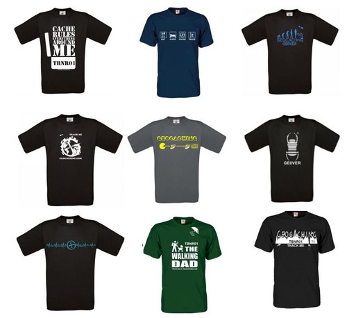 Geocaching Camiseta groundspeak Travelbug Rastreable Geocacher Ropa TB Camiseta