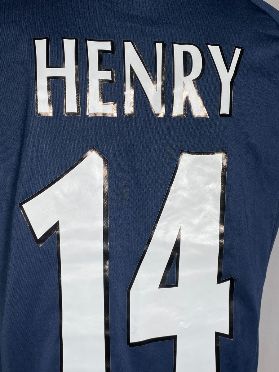Thierry Henry #14 Arsenal FC Retro Blue Dreamcast Jersey