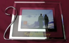 Anniversary Picture Photo Frame Silver 4 x 6 Russ