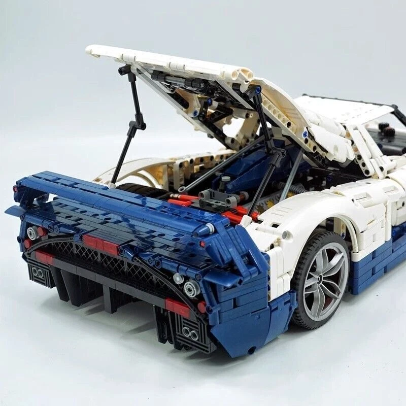 1:8 para Maserati MC12 bloques de construcción kits de modelos de coches de carreras juguetes para niños regalo Foto 4 de 4