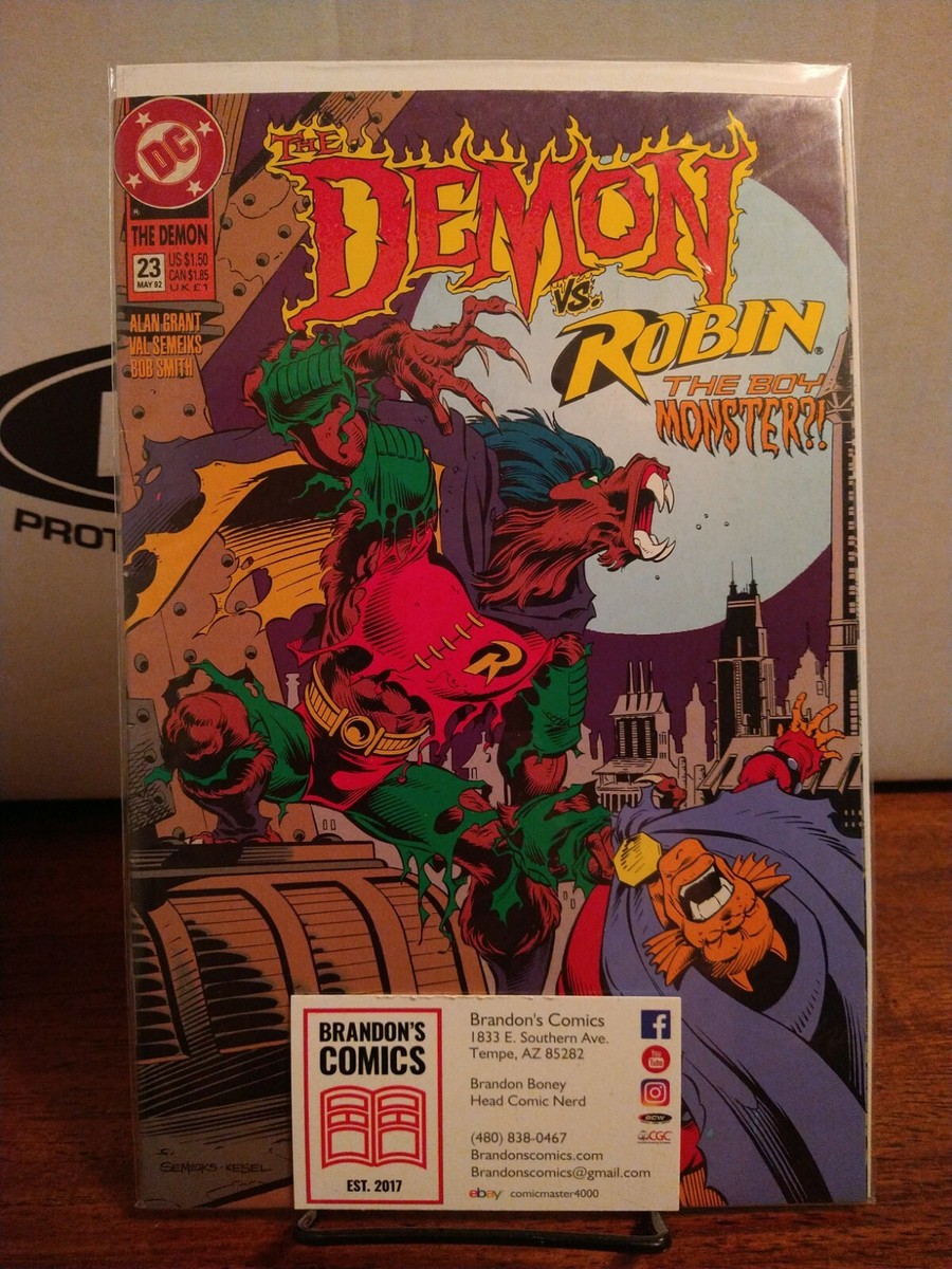 The Demon #23 vs Robin Boy Monster Alan Grant 1992 Comic DC Comics