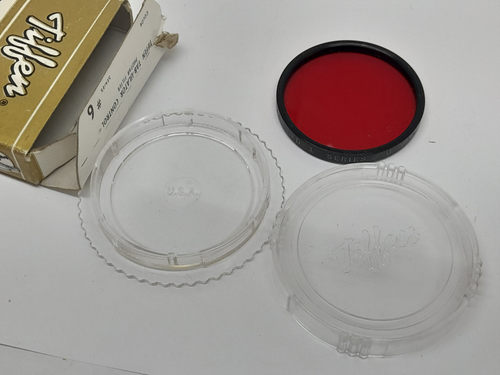 EARLY TIFFEN SERIES VI 6 RED 25A DROP IN VERY CLEAN FILTER LENS IN ITS BOX - Picture 9 of 9