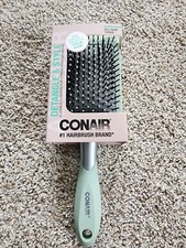 15 each, Conair, Velvet Touch, Detangle Style Hair Brush, Brush Light Green