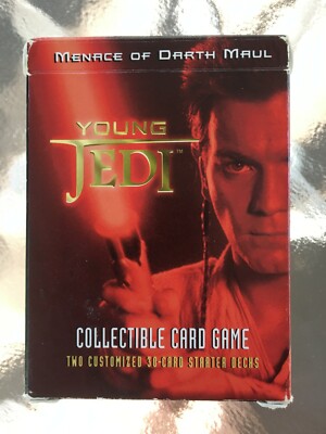 Star Wars Young Jedi Menace of Darth Maul Collectible Card Game UPC 045748105556