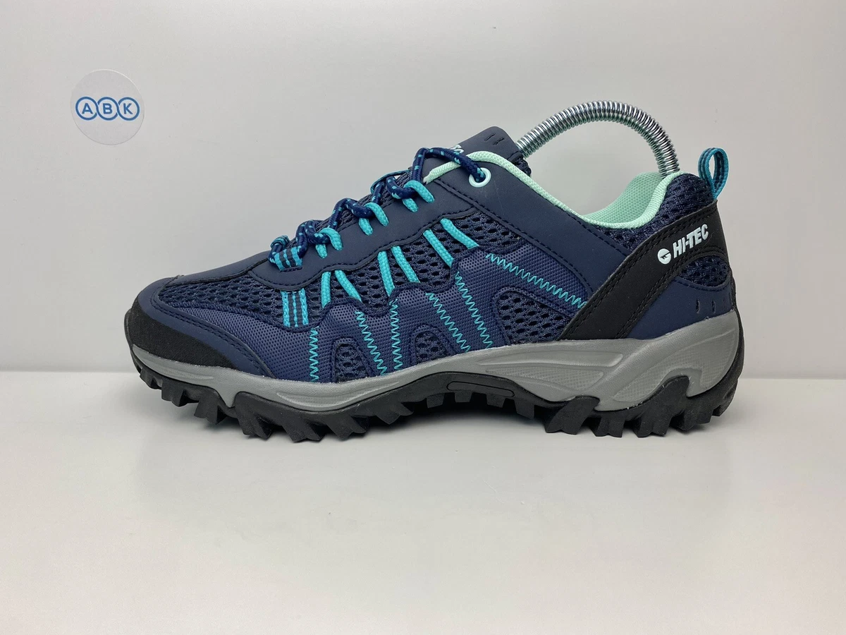 Hi Tec Women s Jaguar Walking Hiking Trail Outdoor Shoes Boots Trainers Blue