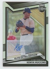 2022 Panini Elite Extra Edition Signatures Kenya Huggins Auto Cincinnati Reds