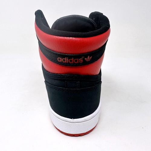 Adidas Originals Top Ten Black Scarlet Red Chicago Mens Sneakers FZ6024 - Picture 5 of 6