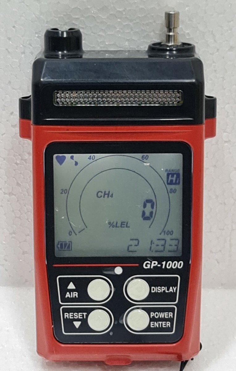 RKI RIKEN KEIKI GP-1000 (EX) CH4 COMBUSTIBLE GAS DETECTOR