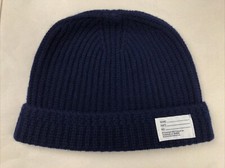 New With Tags Visvim Navy Blue Wool Beanie