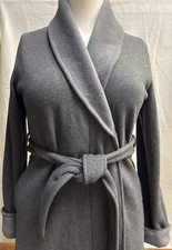 EUC UGG Women's Duffield II Robe Thick Size M Heather Pockets Very Clean