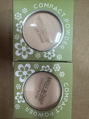 2 Boxes MISS ROSE Professional Make-up Compact Powder   N 3 Choose Shade -