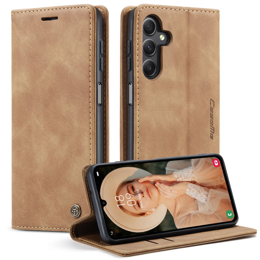 Magnetic Wallet Leather Flip Stand Cover for Samsung Galaxy A15 4G 5G Phone Case