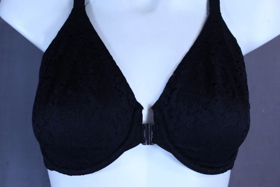 Sujetador Chantelle 13F6 con aros sin forro malla cierre frontal cobertura completa 38DDD Foto 2 de 4