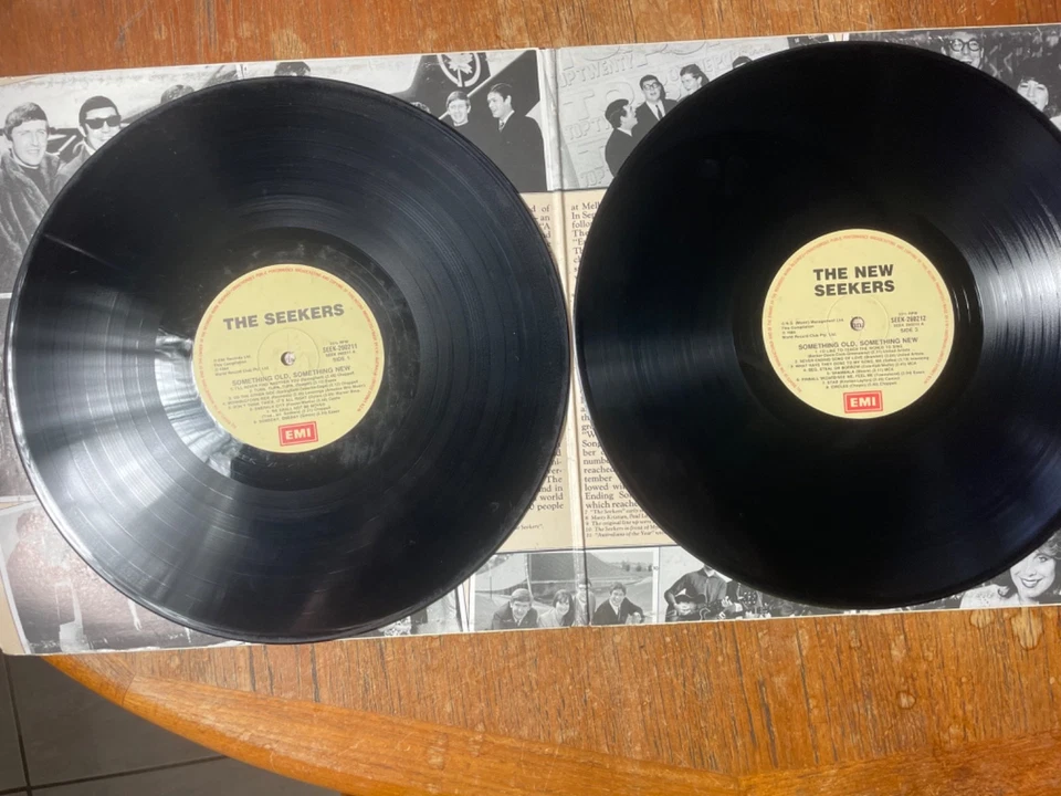 THE SEEKERS / THE NEW SEEKERS - SOMETHING OLD SOMETHING NEW 2X-LP Australia Foto 2 de 4