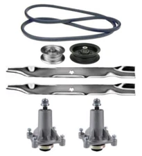Dixon D20KH42 42" Lawn Mower Deck Parts Kit Spindles Blades Belt Idler Pulleys