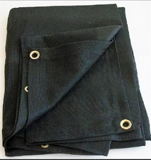 6' x 16' Black Mesh Screen Shade Tarp Canopy Patio Nurseries Garden Pets