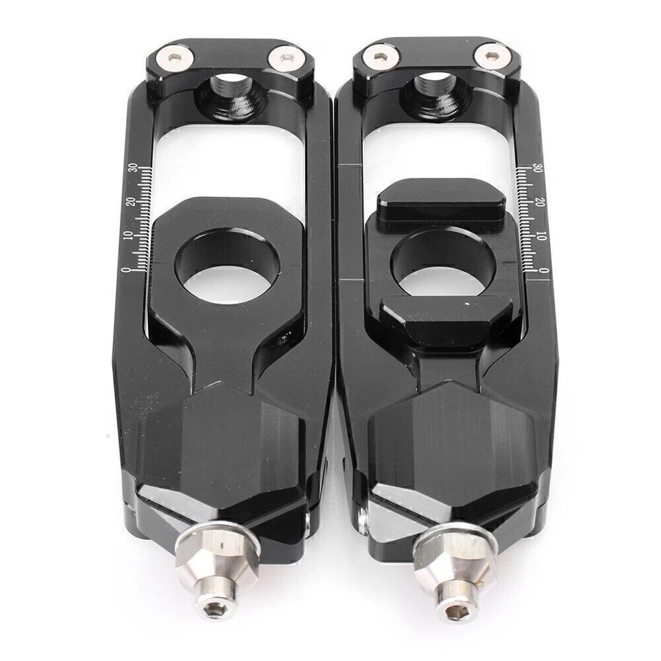 For YAMAHA MT09 FZ09 2013 2014 2015 2016 Black Rear Chain Adjusters Tensioner - Image 3 of 3