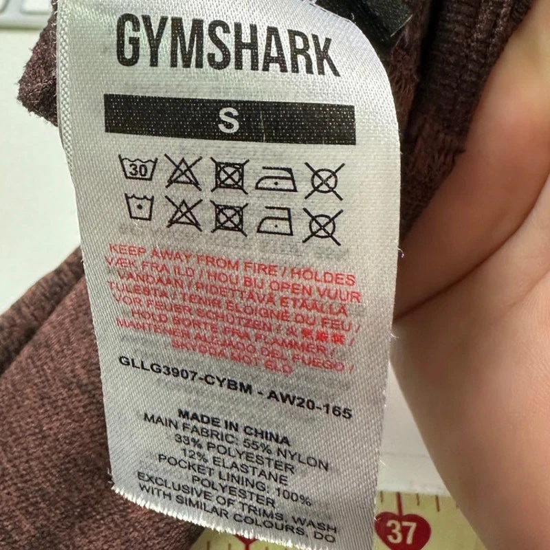 gymshark vital seamless 2.0 maroon marl leggings