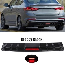 For Hyundai Elantra Sedan 34 Rear Bumper Diffuser Lip Spoiler Wled Brake Light For Hyundai Elantra Sedan 34 Rear Bumper Diffuser Lip Spoiler Wled Brake Light