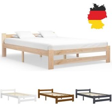 Holzbett Massiv Bett Bettgestell Einzelbett Doppelbett Massivholzbett Lattenrost