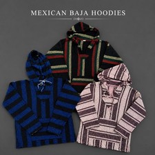 25 x MEXICAN BAJA HOODIES - VINTAGE WHOLESALE - JOB LOT