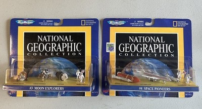 1997 Nat Geographic Micro Machines #3 Moon Explorers & #4 Space Pioneers Lot of2
