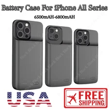 For iPhone 15 14 13 16 11 8 Battery Charging Case Phone Cover Power Bank Charger