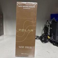 200ML Polar Hair Dye Shampoo, Color Shampoo Hair Dye for Women Men Dark Brown 