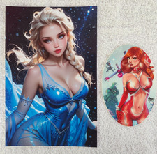 Frozen Art Print & Gregbo Wason Sticker
