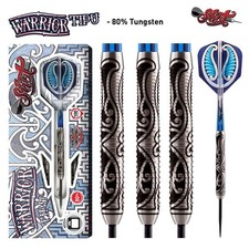 SHOT DARTS WARRIOR TIPU 21 GRAM STEEL TIP DARTS - 80 TUNGSTEN
