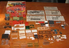 MPC Jeep Large Parts Junkyard Lot in Vintage Commando Box 1/25