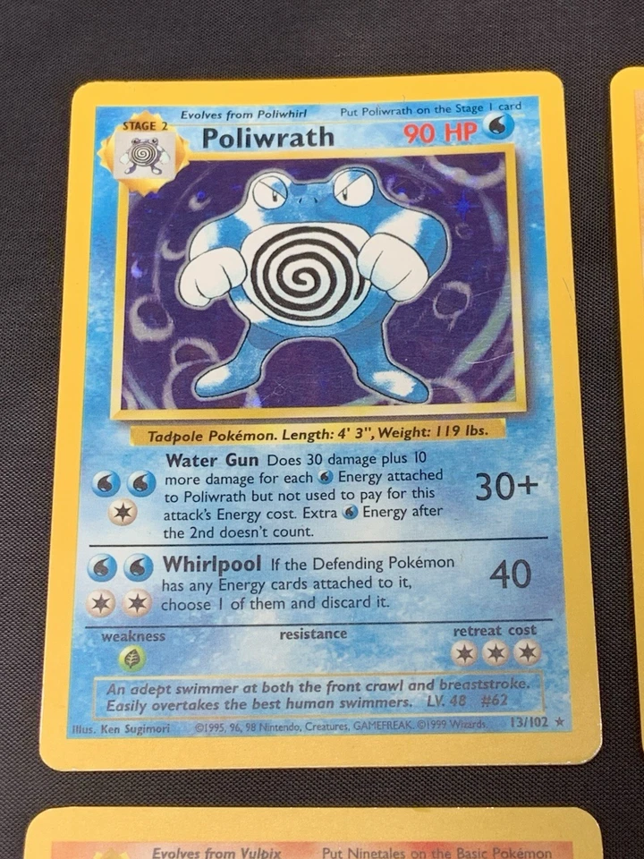 Vintage Holo Rare Pokemon TCG WOTC 1999 Base Set, Fossil, Rocket MP/HP Nidoking - Image 2 of 4