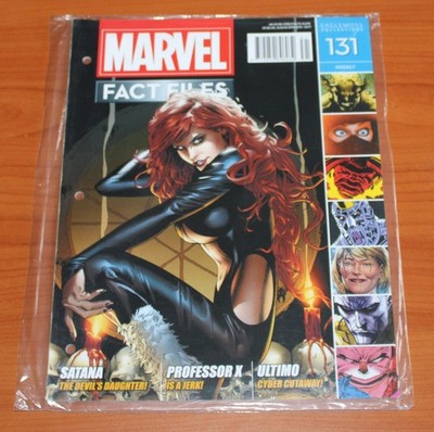 The Marvel Fact Files Issue 131 Satana/Professor X/Ultimo Eaglemoss Collections