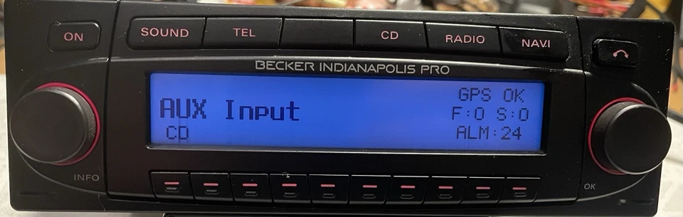 BECKER BE7955 Indianapolis PRO Autoradio Bluetooth Navi CD VW T3 T4 Golf Passat - Bild 3 von 4