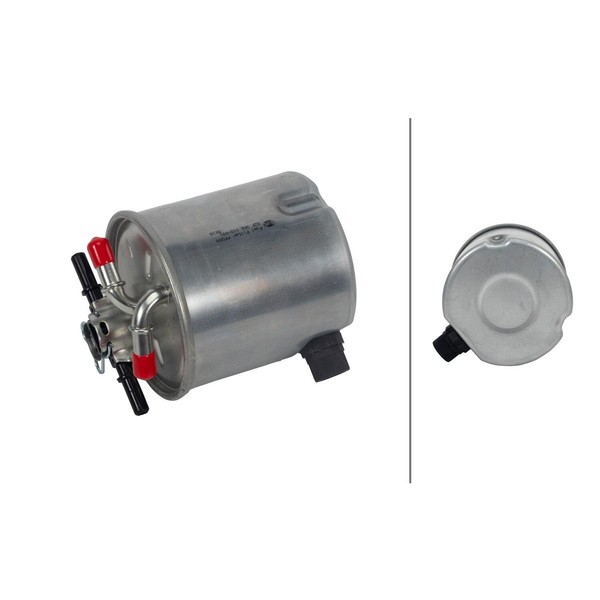 Kraftstofffilter Leitungsfilter Ø 99 Mm Hella FüR U.A. Renault Megane-image
