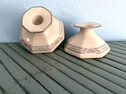 Lenox Charleston Pair Candle Holder/Platinum Trim — photo 1