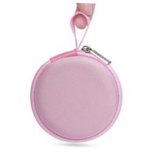 Mini-Portable Hard Shell Earbuds Case for Apple EarPods Headphones 1 Pack Pink