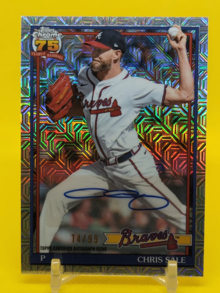 Chris Sale Autographed Baseball Sports Trading Cards & Accessories 