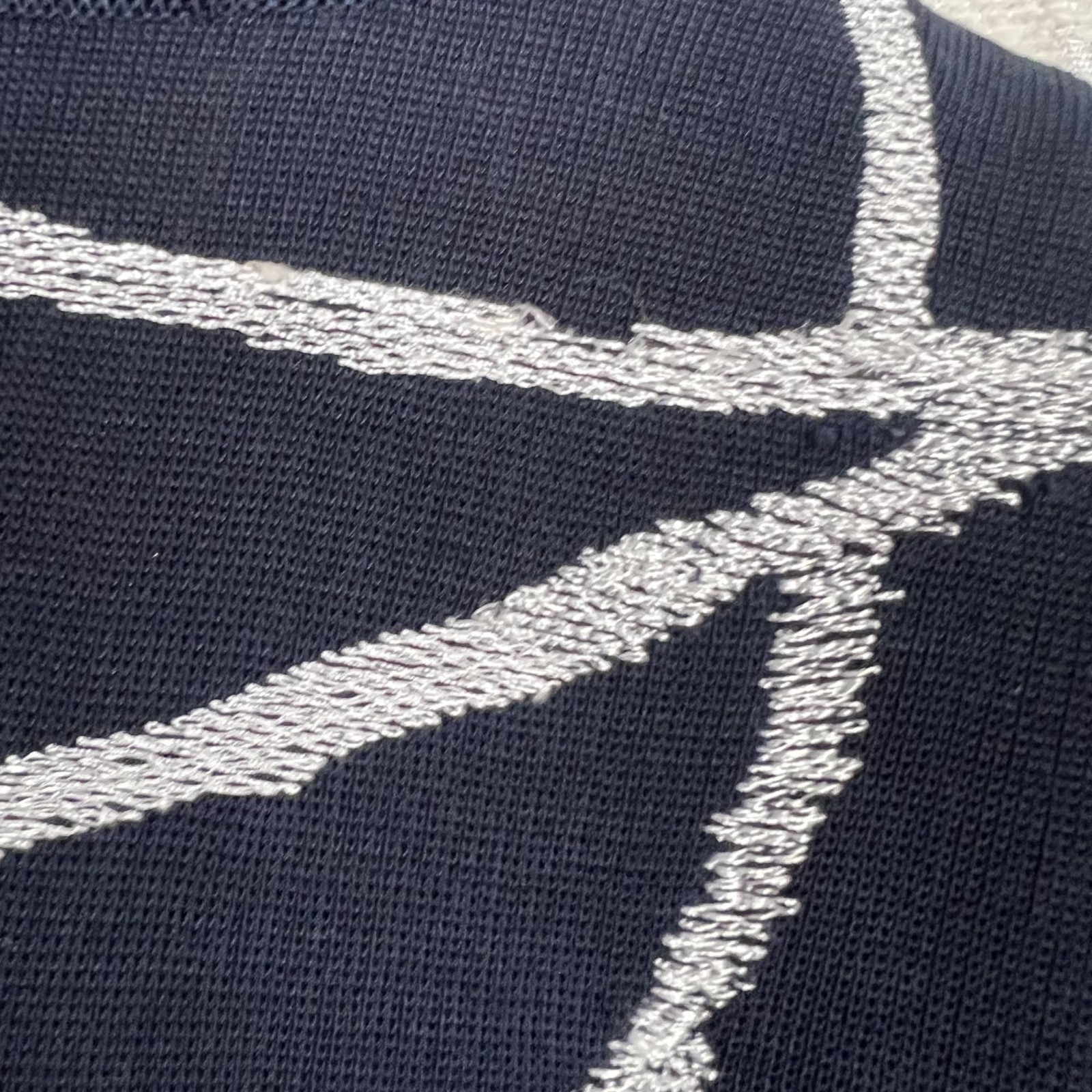 Ming Wang abstract pattern snap front shacket blu… - image 6