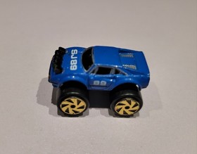 Vintage 1989 Micromachine Ferrari 308 With Turbo Wheels & Funky Barrel Container