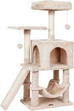 Cute Cat Tree Tower for Indoor Cat Tower with Scratching Post Modern Activity
