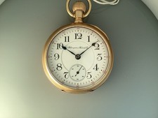 Hampden 14k Solid Gold 23 Jewel Special Railway 18 Size