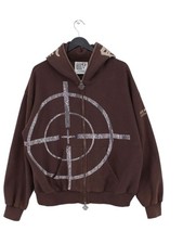 Named Collective Women's Hoodie S Brown 100 Cotton Full Zip