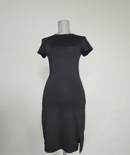 H&M Divided - Black Short Sleeve Slit-Hem Women’s Bodycon dress Size Small