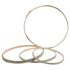 4 Pcs Bamboo Weaving Strips Flat Cane Basket Materials for Furniture
