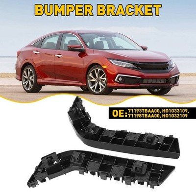 Pair For CIVIC Sedan 2017 2016 2018 Bumper 2019 Bracket Front Beam Mount Support